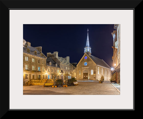 "Place Royale at night, Vieux-Québec, Quebec ville, Canada", Wilfredo Rafael Rodriquez Hernandez