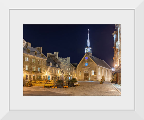 "Place Royale at night, Vieux-Québec, Quebec ville, Canada", Wilfredo Rafael Rodriquez Hernandez