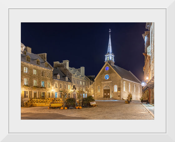 "Place Royale at night, Vieux-Québec, Quebec ville, Canada", Wilfredo Rafael Rodriquez Hernandez