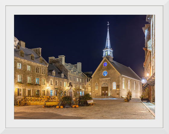 "Place Royale at night, Vieux-Québec, Quebec ville, Canada", Wilfredo Rafael Rodriquez Hernandez