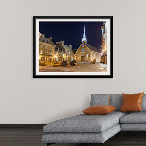 "Place Royale at night, Vieux-Québec, Quebec ville, Canada", Wilfredo Rafael Rodriquez Hernandez