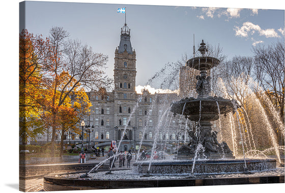 This stunning print of the Assemblée nationale du Québec, Canada 3 captures the grandeur and importance of this historic building. The building is a symbol of democracy and government in Quebec, and it is one of the most iconic landmarks in the city.