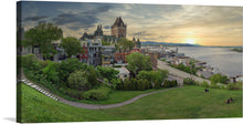  Perched on a cliff overlooking the St. Lawrence River, Château Frontenac is one of the most iconic landmarks in Quebec City, Canada. This grand hotel, built in the late 19th century, is a masterpiece of French Renaissance Revival architecture. Its turreted towers, soaring spires, and ornate carvings create a fairytale castle appearance.