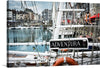 “Yachts Docking at Marina in France” invites you into a world of nautical elegance. This captivating print captures the essence of luxury and tranquility. The majestic yacht named “ADVENTURA” stands tall, its intricate rigging and polished hull reflecting opulence. As it docks gracefully, historic buildings line the marina, their classic architecture providing a timeless backdrop. 