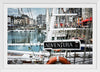 "Yachts docking at marina in France"