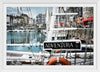 "Yachts docking at marina in France"