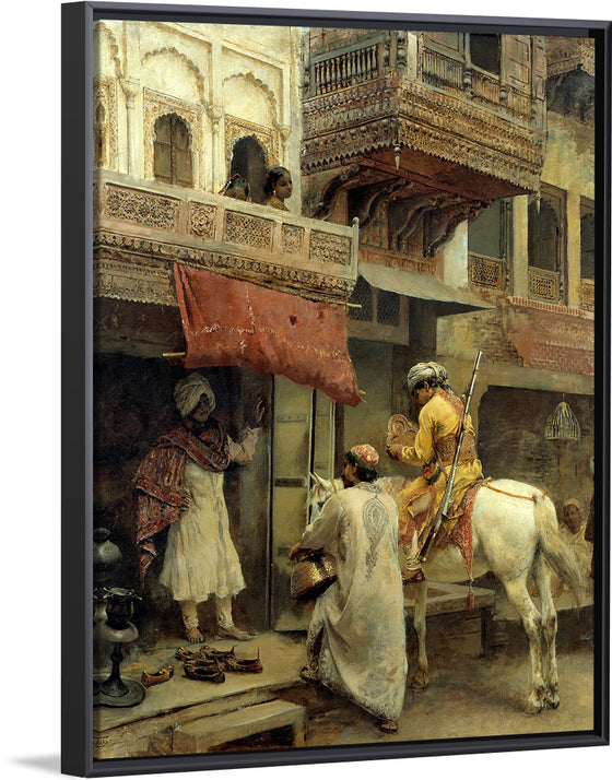 "Street Scene in India", Edwin Lord Weeks