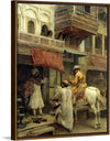 "Street Scene in India", Edwin Lord Weeks