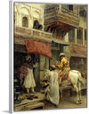 "Street Scene in India", Edwin Lord Weeks