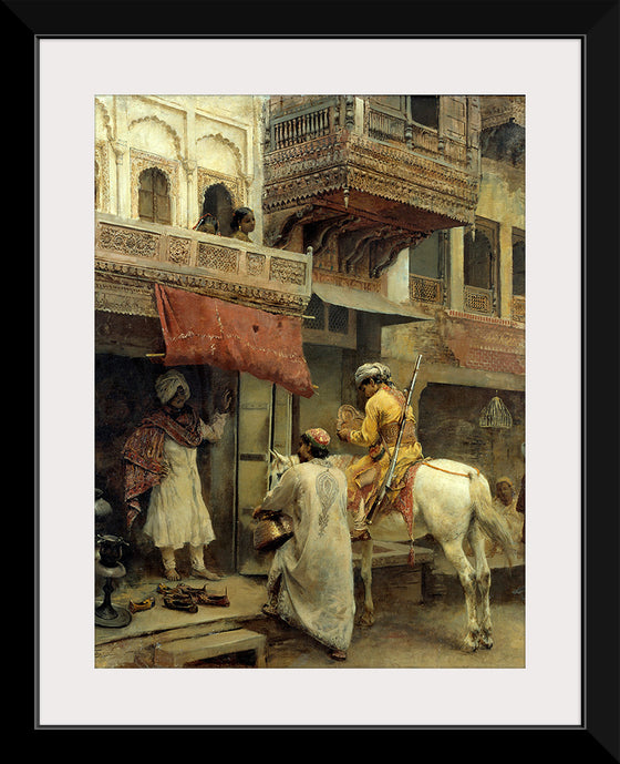 "Street Scene in India", Edwin Lord Weeks