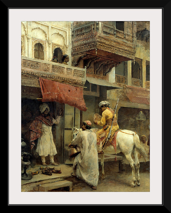 "Street Scene in India", Edwin Lord Weeks