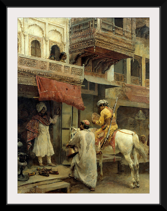 "Street Scene in India", Edwin Lord Weeks