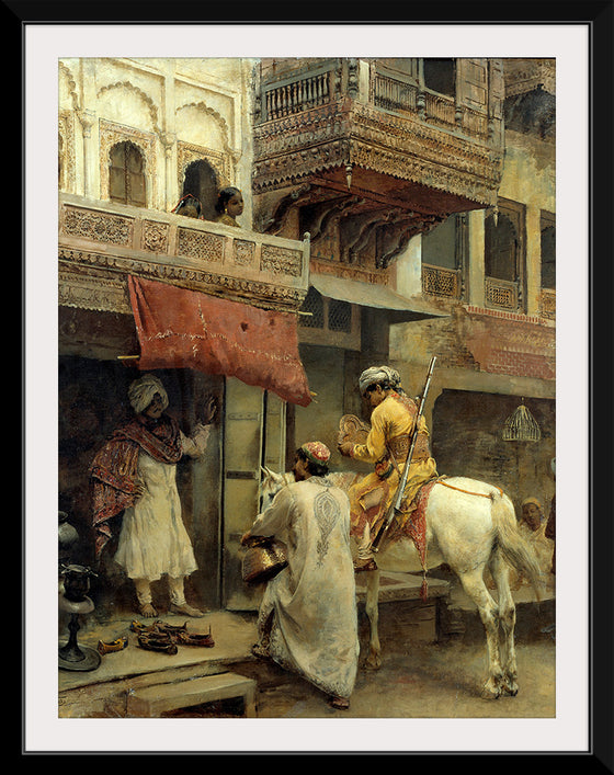 "Street Scene in India", Edwin Lord Weeks