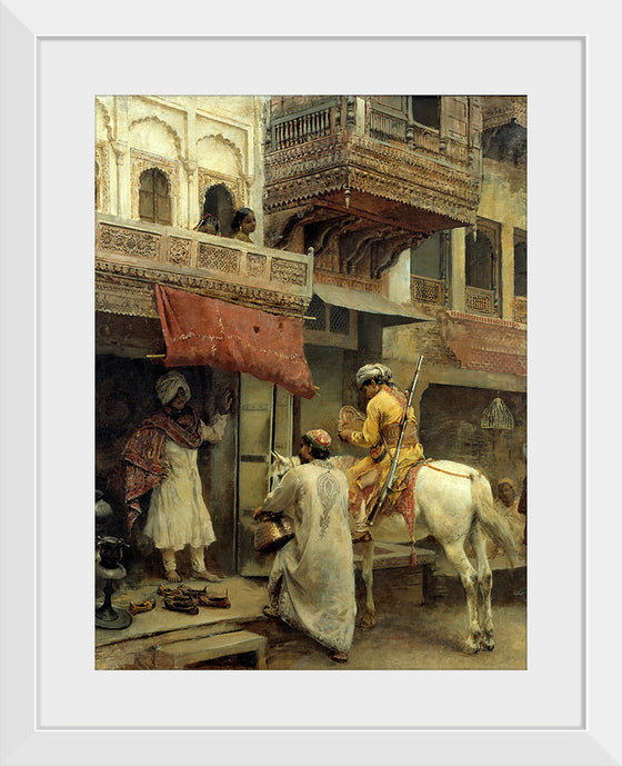 "Street Scene in India", Edwin Lord Weeks