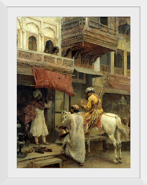 "Street Scene in India", Edwin Lord Weeks