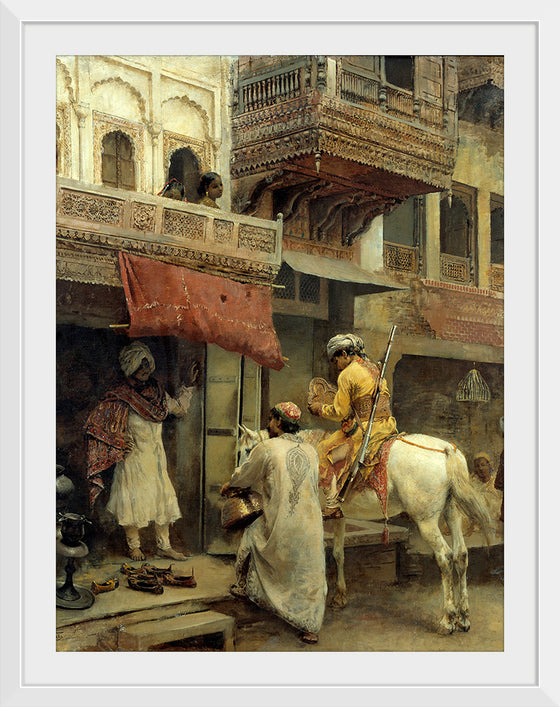 "Street Scene in India", Edwin Lord Weeks