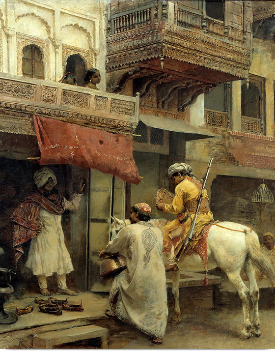 "Street Scene in India", Edwin Lord Weeks