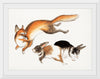 "Fox and Two Hares (1800-1870)"