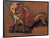 "Study of a Fox (1810-1830)", Jacques–Laurent Agasse