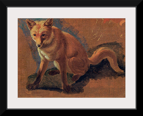 "Study of a Fox (1810-1830)", Jacques–Laurent Agasse