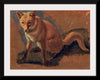 "Study of a Fox (1810-1830)", Jacques–Laurent Agasse