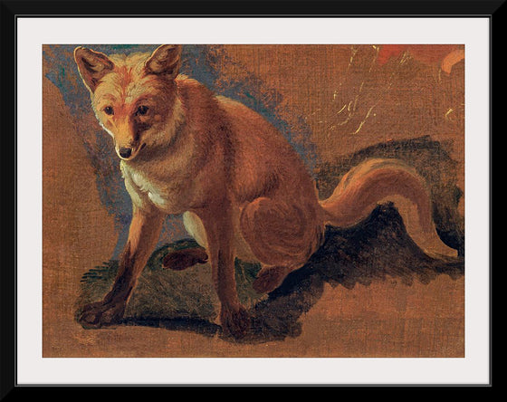 "Study of a Fox (1810-1830)", Jacques–Laurent Agasse