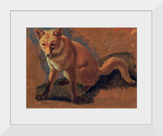 "Study of a Fox (1810-1830)", Jacques–Laurent Agasse