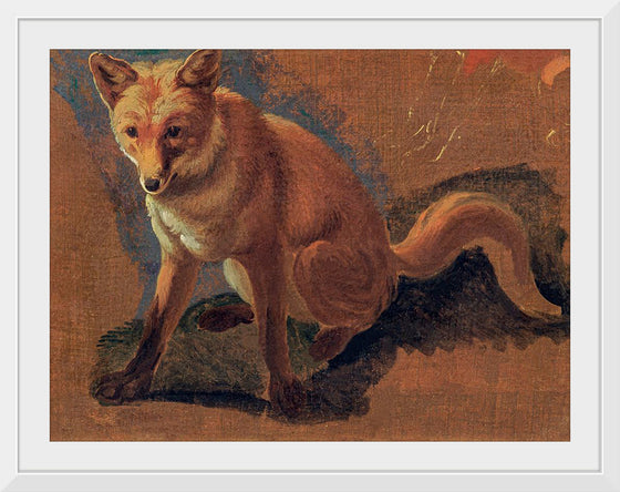 "Study of a Fox (1810-1830)", Jacques–Laurent Agasse