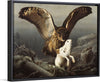 "An Eagle-Owl Seizes a Hare", Ferdinand von Wright