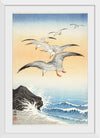 "Five Seagulls Above Turbulent Sea (1900-1930)", Ohara Koson