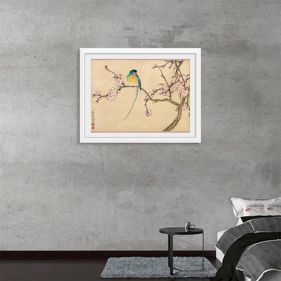 "Birds with Plum Blossoms (18th century)" by Zhang Ruoai