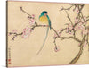 “Birds with Plum Blossoms (18th Century)” by Zhang Ruoai is a masterpiece from the Qing dynasty, capturing the delicate harmony between nature and life. Every brushstroke brings to life a vividly colored bird, perched gracefully amidst blossoming plum flowers, symbolizing the arrival of spring and renewal of life. The intricate details and subtle hues make this artwork a timeless piece, promising to add an air of elegance and tranquility to any space.