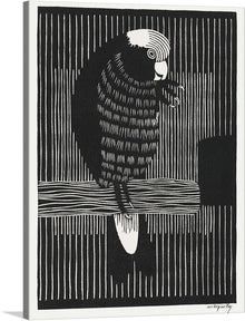  “Galah Cockatoos (Rosékaketoe) (1917)” by Samuel Jessurun de Mesquita is a captivating piece of art that transports viewers to a world where nature and artistry intertwine. The stark contrast between the black and white hues accentuates the intricate details of the Galah Cockatoo, bringing its majestic presence to life.