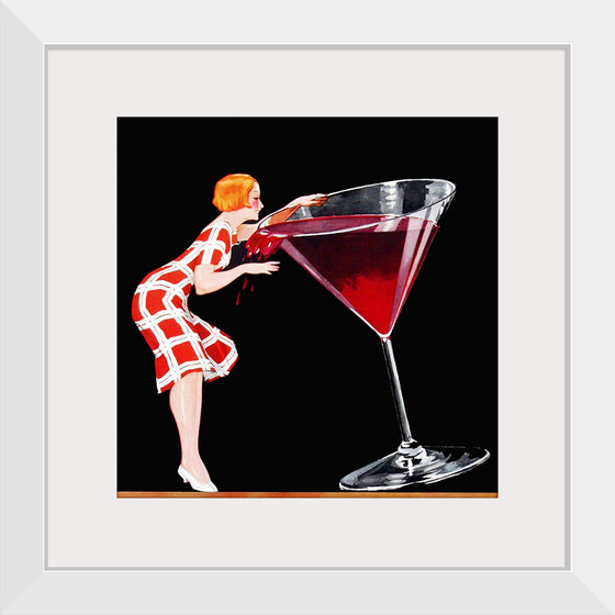 "Woman Cocktail Vintage"
