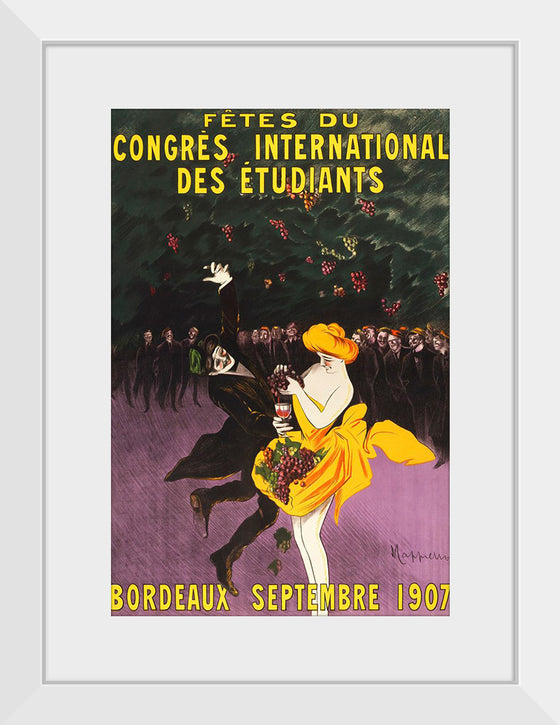 "Celebrations of the International Student Congress, Bordeaux (1907)", Leonetto Cappiello