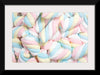 "Pile of Spiraled, Colorful Marshmallows"