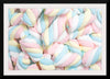 "Pile of Spiraled, Colorful Marshmallows"