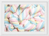 "Pile of Spiraled, Colorful Marshmallows"