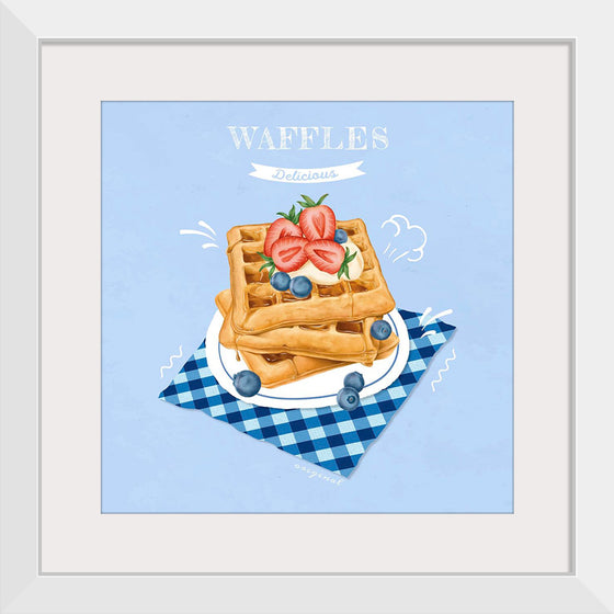 "Hand Drawn Waffles"