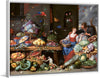 "Fruit and Vegetable Market with a Young Fruit Seller (1650–1660)", Jan van Kessel