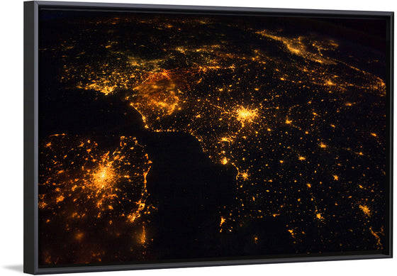 "Northwestern Europe at Night"