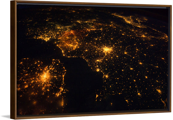 "Northwestern Europe at Night"