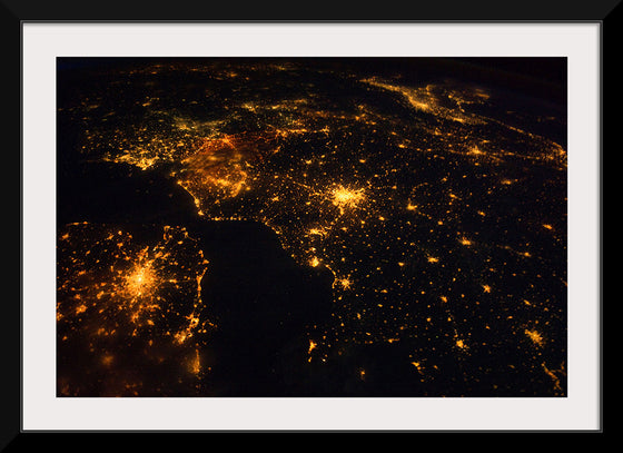 "Northwestern Europe at Night"