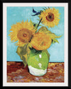 "Vase with Three Sunflowers",  Vincent van Gogh