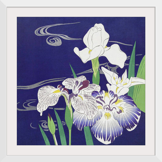 "Irises (1890-1900)", Kogyo Tsukioka