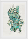 "Watercolor, woven fabric design: Anemone", William Morris