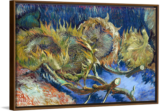 "Four Withered Sunflowers (1887)", Vincent Van Gogh