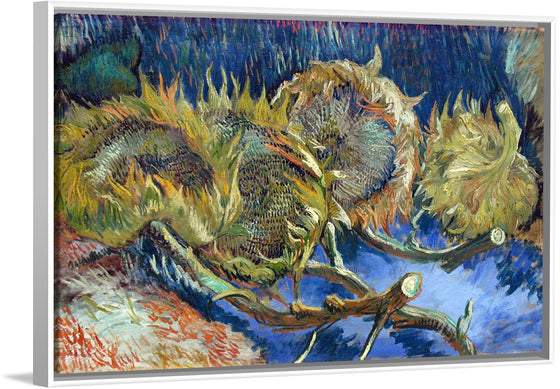 "Four Withered Sunflowers (1887)", Vincent Van Gogh