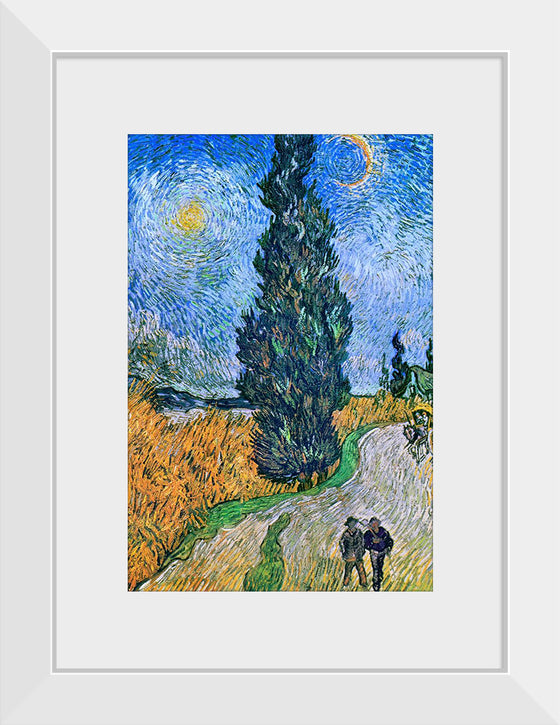 "Road with Cypress and Star", Vincent van Gogh