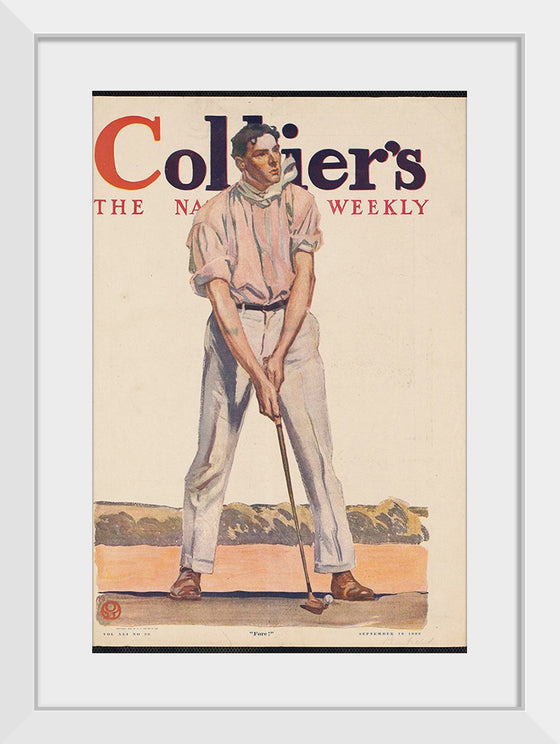 "Collier's. "Fore!", Edward Penfield